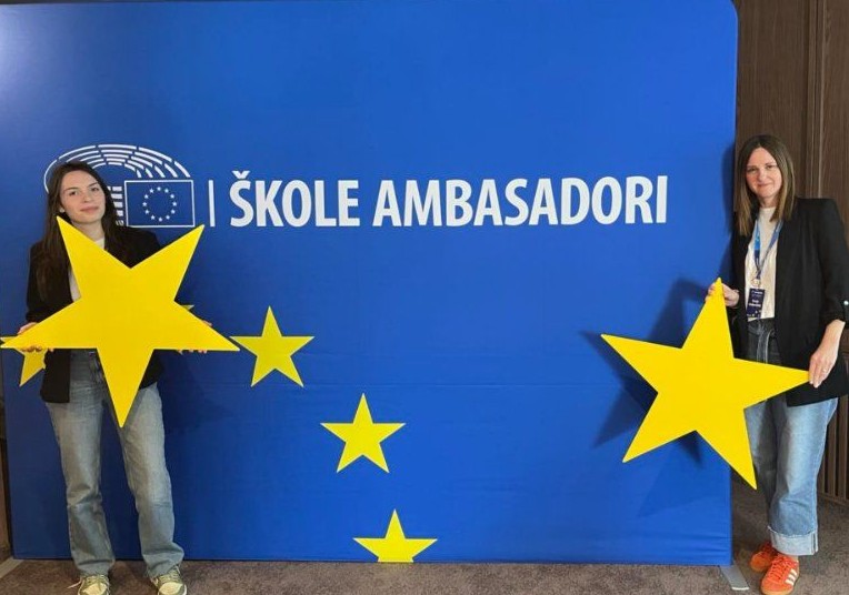 NAŠA UČENICA RAZGOVARALA S EUROPSKIM PARLAMENTARCIMA